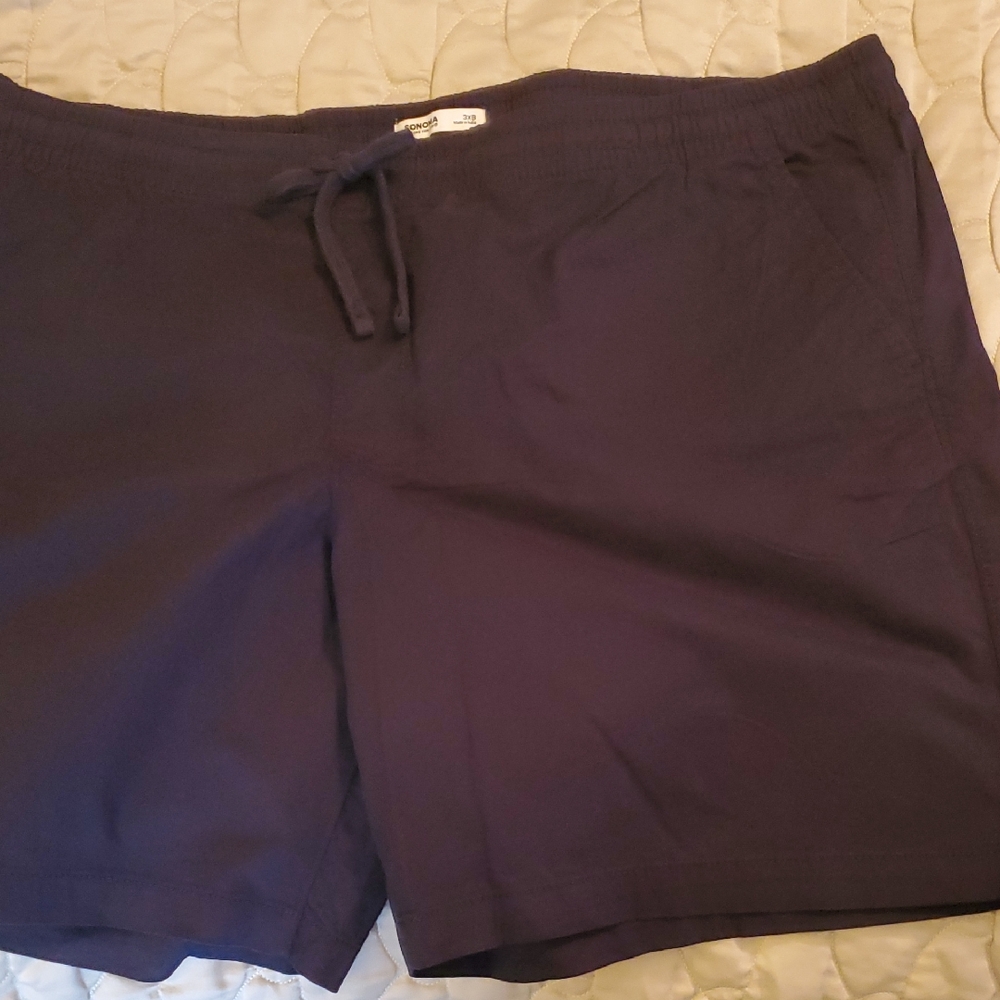 Sonoma Big Men's 3XB Shorts with Drawstring Waist NWOT